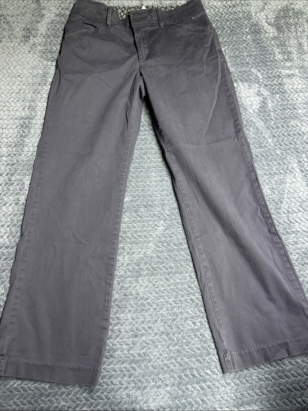 Lee Straight Leg Women's Pants in Charcoal Gray